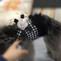 Pet Bird Check Vest Traction Suit