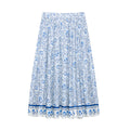 Versatile Chic Midi Skirt For Vacationperfect For Casual Everyday Looks