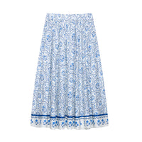 Versatile Chic Midi Skirt For Vacationperfect For Casual Everyday Looks