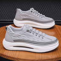 Breathable Canvas Shoes Thick Sole Slip-on