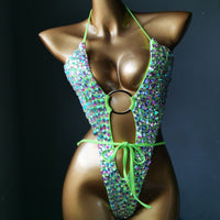 Women's High-end Diamond Nightclub Swimsuit Bikini