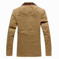 Men's Korean Slim Fitting Cotton Suit
