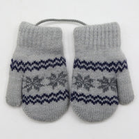 Children's Alpaca Thick Warm Halter Gloves