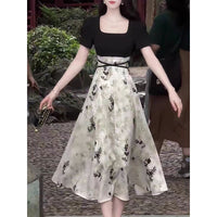 Hepburn-style High-end Printed Dress For Women