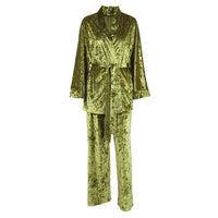 Cozy And Warm BRICS Fleece Womens Pajama Set