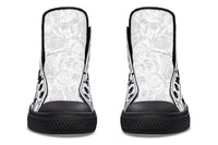 Printed Couple High-top Canvas Shoes