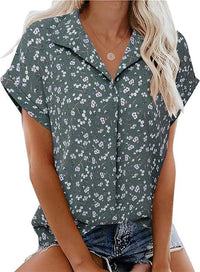 Casual All-matching Fashion Trend Stripes Women's Shirt Top