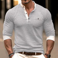 Personality Men's Long Sleeve Round Neck T-shirt