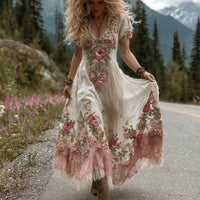 Women's Loose Printed Skirt New Style Dress