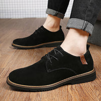 Plus Size Spring New Men's Casual Leather Shoes