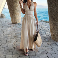 New Elegant Resort Top And Pants Settwo-piece Outfit