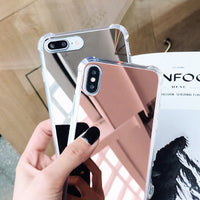 Anti-drop All-inclusive Soft Shell Airbag Mirror Mobile Phone Case