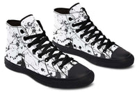 Fashion Printed Couple High Top Canvas Shoes