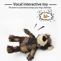 Indestructible Robust Bear, New Indestructible Squeaky Toys For Dogs, Durable Squeaky Dog Toys For Heavy Chewers, Interactive Dog Toys