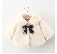 Infant Furry Sweater Autumn And Winter Girls Cloak