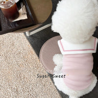 Sailor Collar Vest Thin Pet Clothing