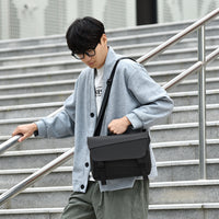 Men's Shoulder Bag Business Travel Messenger Bag Large Capacity