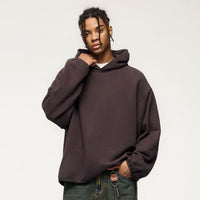 Thin Hoodie Loose And Simple Solid Color High Street