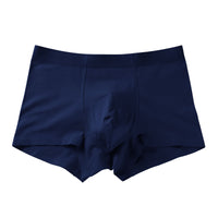 Men's Combed Cotton Traceless Large Size Cotton U Convex Boxers Loose Boxers