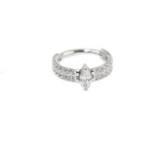 Titanium Steel European And American Entry Lux Full Diamond Earrings