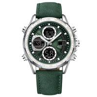 Alloy Leather Men's Business Watch Luminous Waterproof