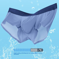 Men's Thread Ice Silk Seamless Quick-drying Boxers