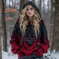 Womens Relaxed-fit Casual Retro Hoodie With A Dropped Shoulder