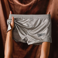 Men's Ice Silk Solid Color Home Leisure Shorts