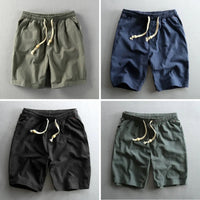 Summer Men's Thin Casual Linen Shorts