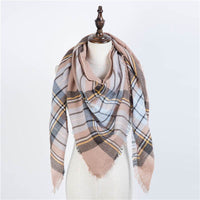 esign Women Triangles Scarf Long Scarves Shawl Autumn Winter