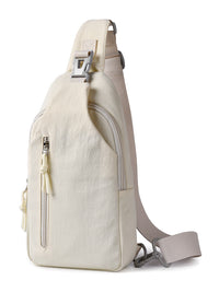 Nylon Casual Crossbody Bag Compact Chest Backpack