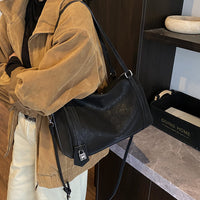 Retro Matte Simple Fashion All-match Large Capacity One-shoulder Portable Bowling Bag