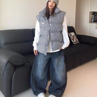 Versatile Loose-fitting Floor-length Wide-leg Scythe Pants