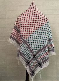 New Four-side Tassel Outdoor Tactics Headscarf