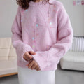 Sequined Knitted Loose Pullover Lazy Casual Sweater