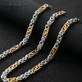 Mens Handmade Single-Link Stainless Steel Titanium Steel Bracelet