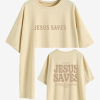 Summer Trendy Letter Print Short-sleeve T Shirt