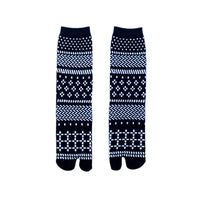 Toe Socks 200-needle Jacquard Combed Cotton For Women