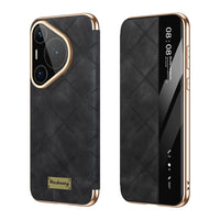 Electroplated Diamond Grid Anti-fingerprint Phone Case