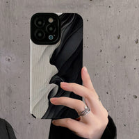 Wave Pattern Veneer Phone Case