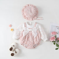 Butterfly Long Sleeve Soft Romper Jumpsuit