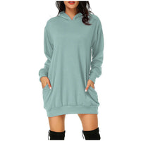 Ladies Gradient Digital Print Hooded Sweatshirt
