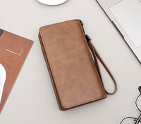 Men's Portable Wallet Long Zipper Multi Function