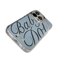 Mobile Phone Protective Shell Mirror Creative Ins Style Fashion English Letters