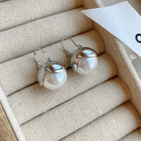 French Retro Mori Style Pearl Earrings