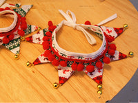 Christmas Bib Ornament Decoration Pet Saliva Towel Winter Warm Scarf