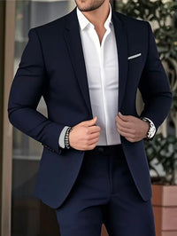 Elegant Banquet Gown Slim-Fit Fashionable Suit And Trousers For Men