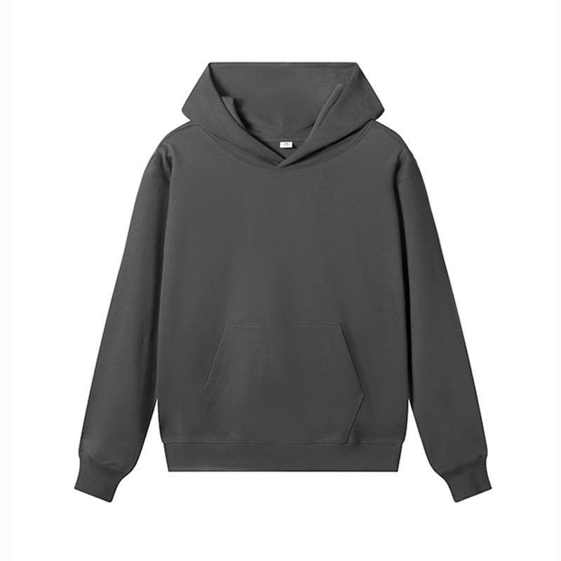 Autumn And Winter New Drop Shoulder Hooded Pullover Men