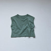 Children's Vest Slub Cotton Sleeveless Soft Glutinous Cotton