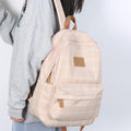 Female Middle School Students Junior High School Backpack College Students Simple Cute Schoolbag